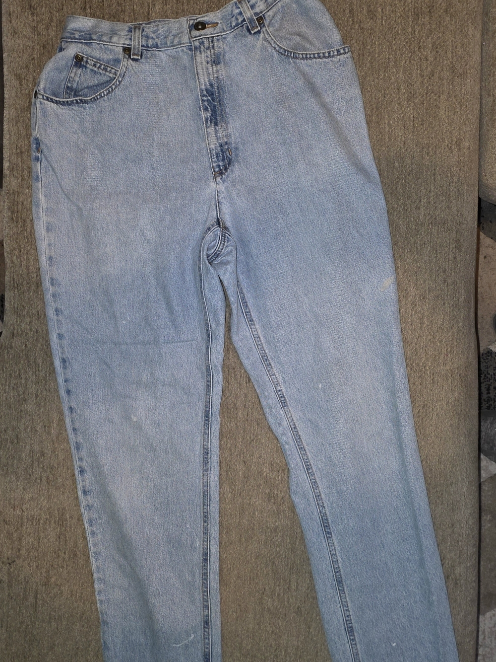 Liz Claiborne Light Blue High-Rise Women's Jeans 12 Long